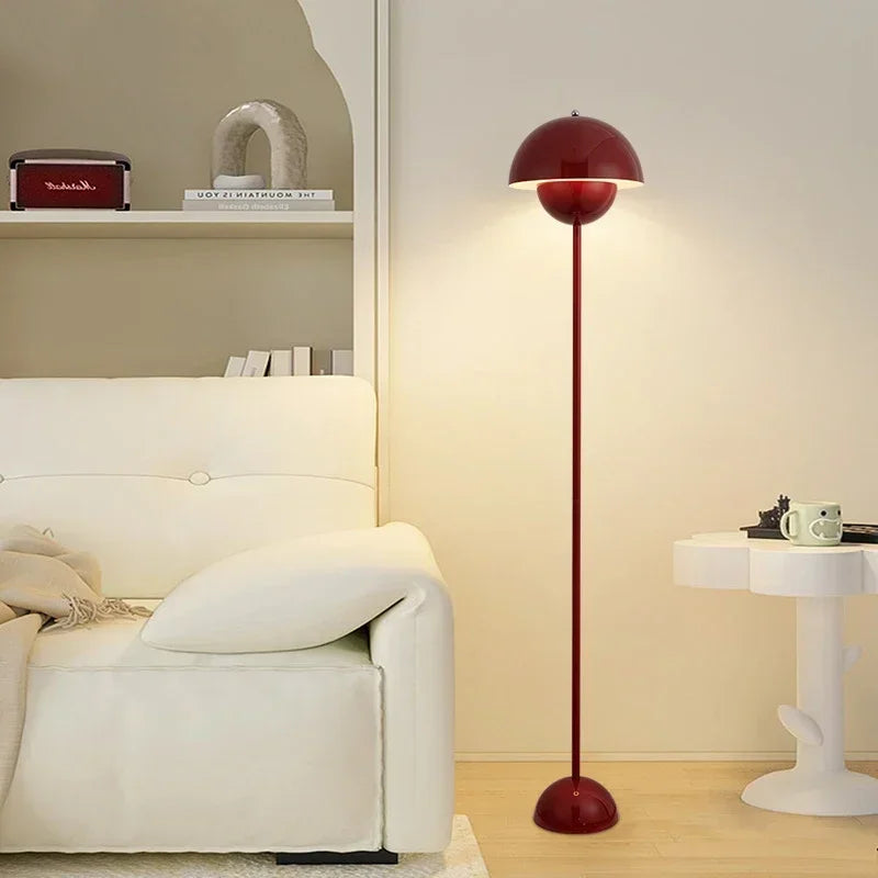 Simple Modern Cream Style High Quality Bud Led Floor Lamp Table Light Desk Lamp With E27 Changeable Bulb For Bedroom Living Room