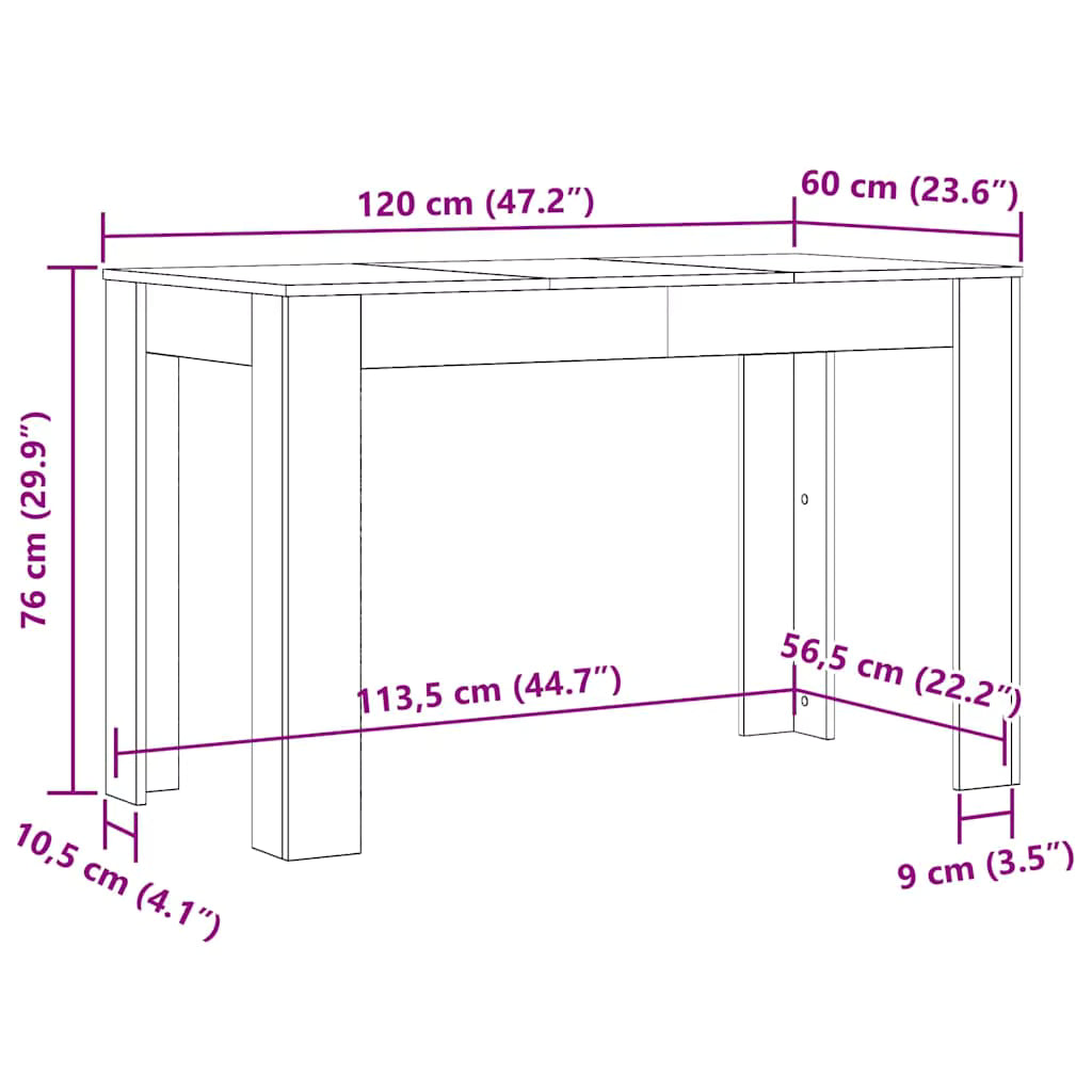 Table à Manger Rectangulaire
