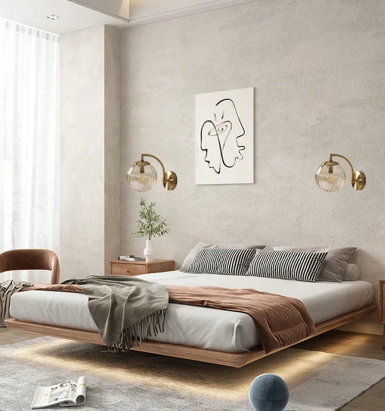 Applique Murale Moderne LED Verre Coloré