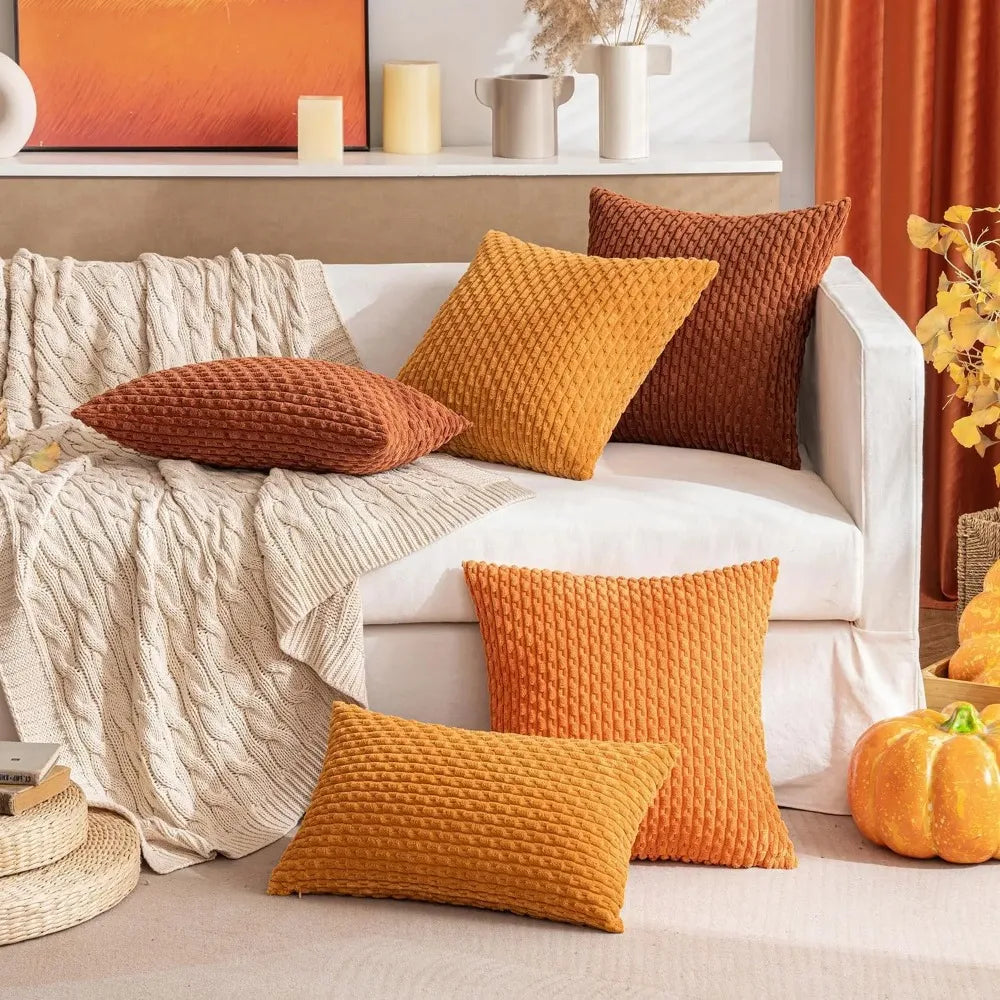 Coussin Moderne Rayé Boho