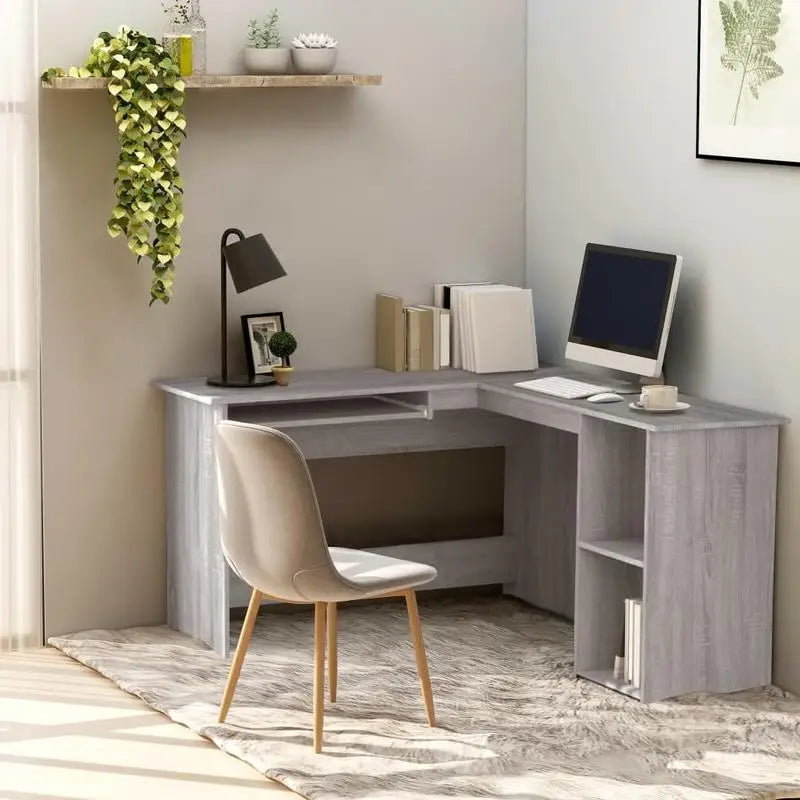 Bureau d'Angle avec Rangement