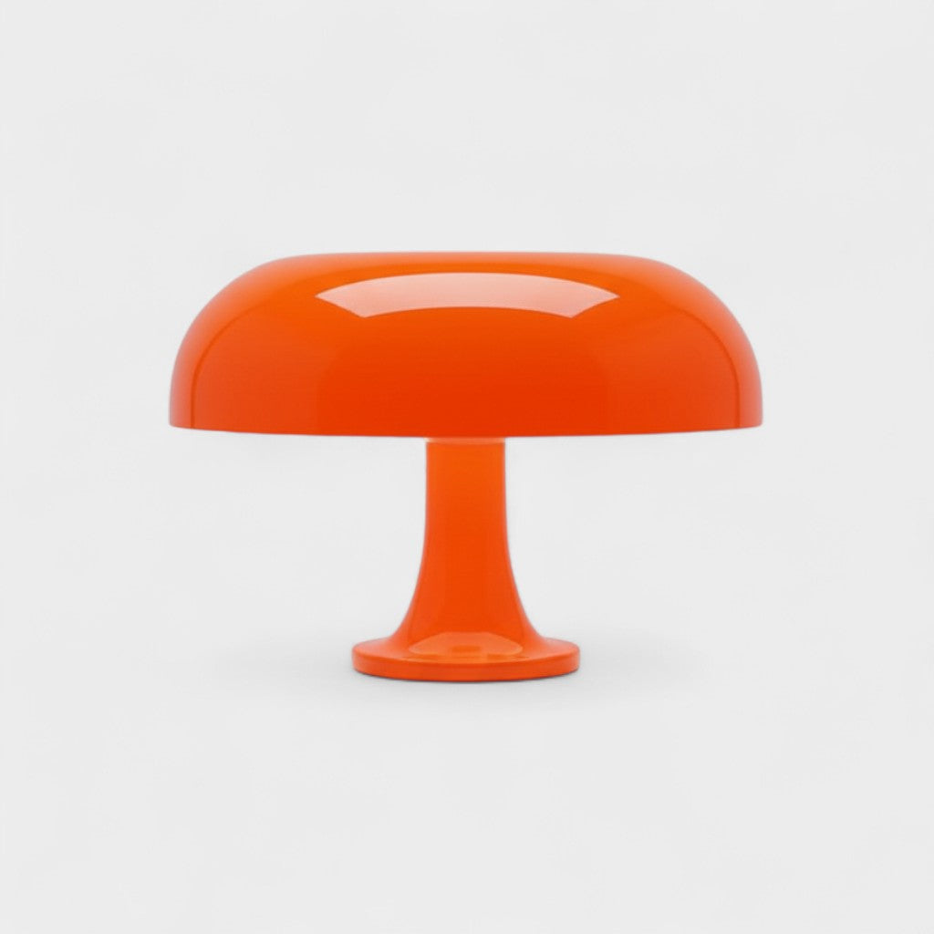 Lampe de chevet champignon retro orange