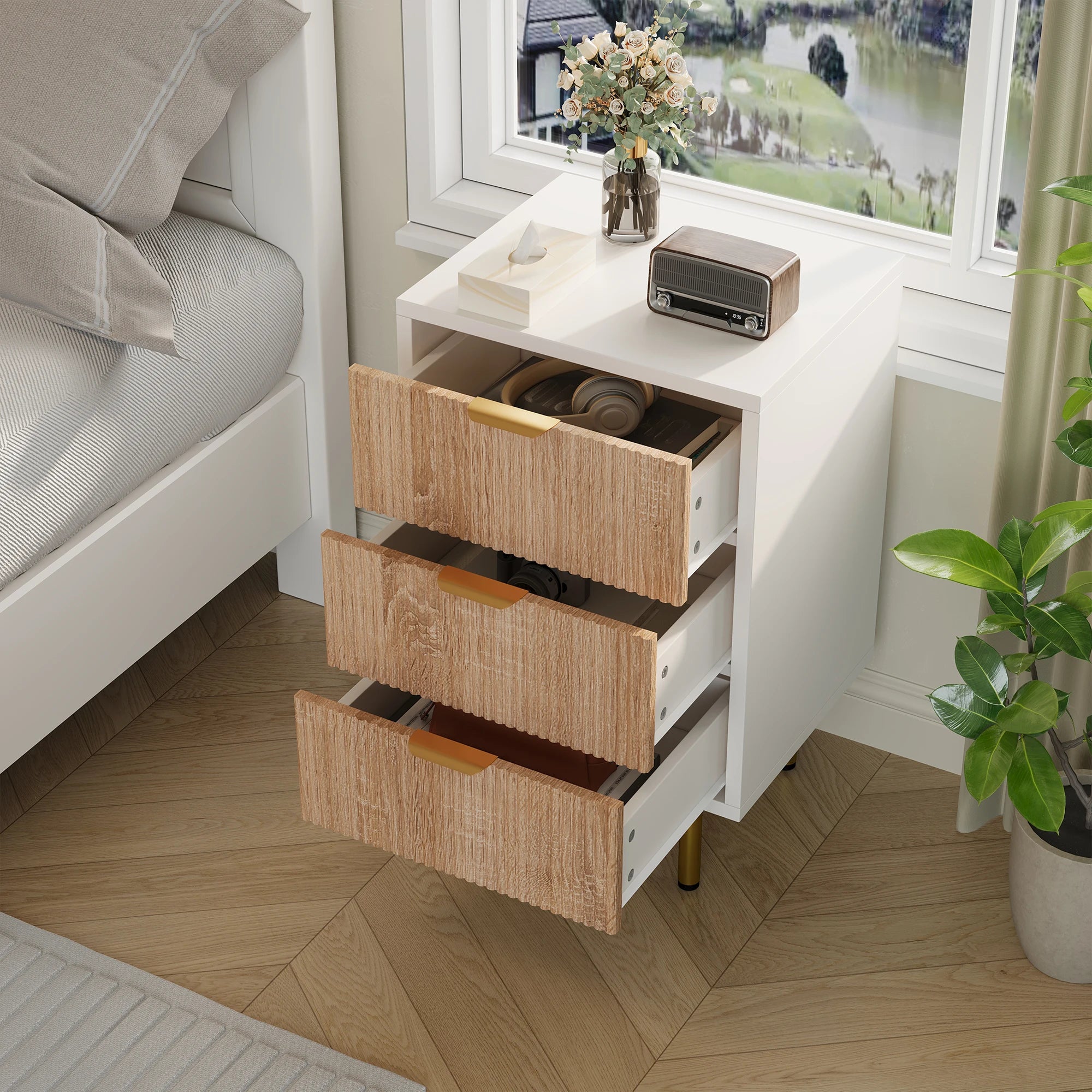 Commode Haute Rainurée