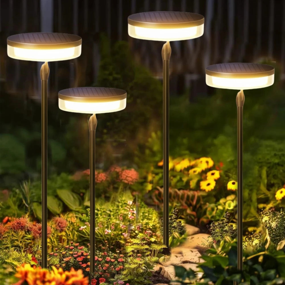 Lampe solaire piquet pour jardin