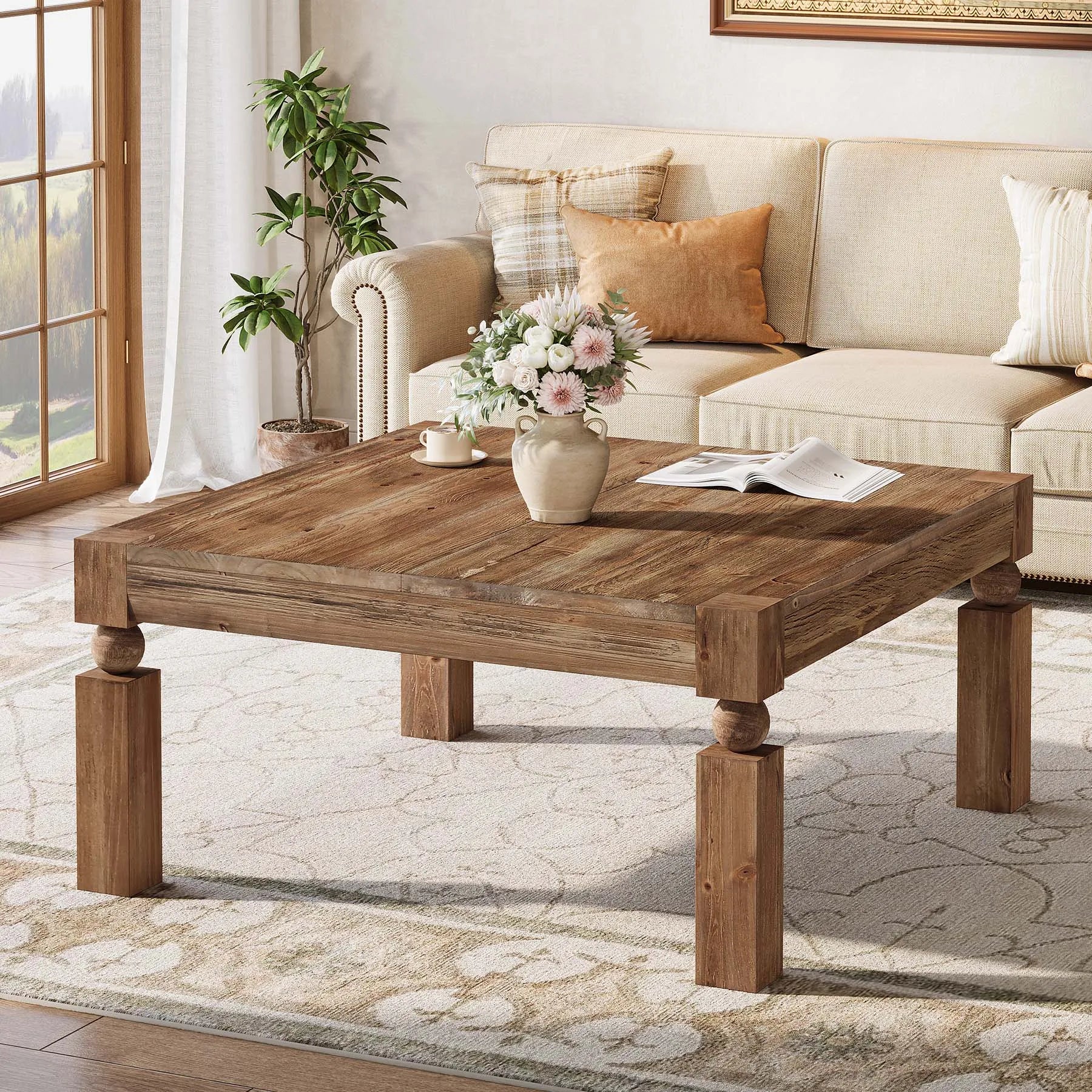 Table Basse Bois Brut