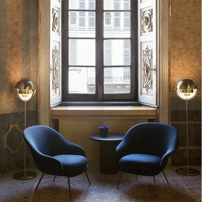 Lampadaire Élégant Métal pour Décoration Maison