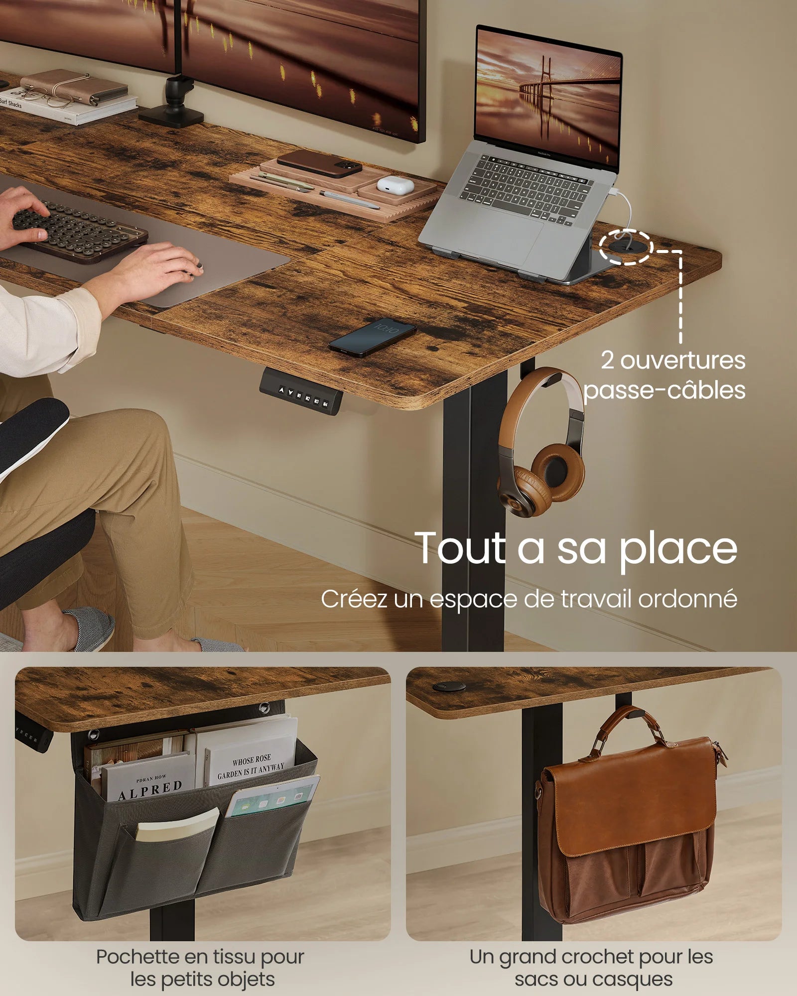 Bureau Assis-Debout Électrique