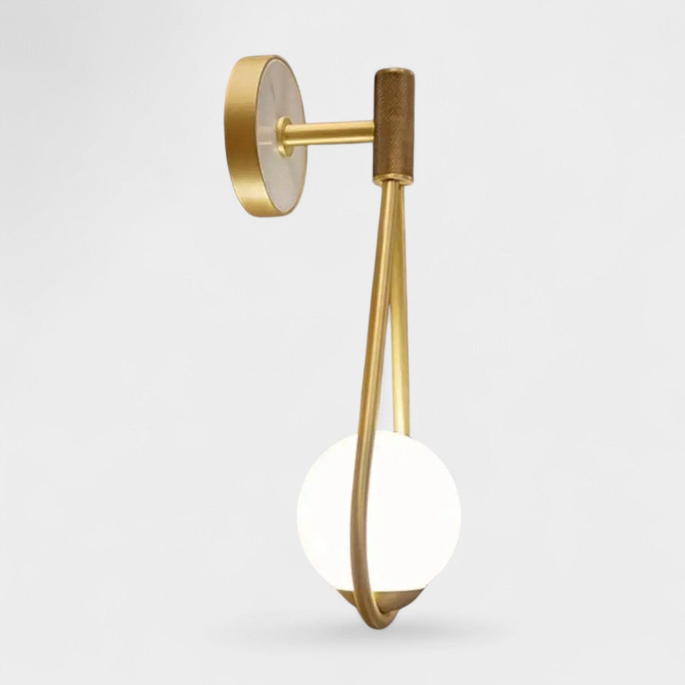 Applique Murale Géométrique Dorée