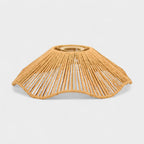 Abat-jour artisanal en corde pour salon et cuisine