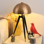 Nordic Postmodern Luxury Retro Art Exhibition Hall Bedroom Living Room Creative Tripod Mushroom Bedside Table Lights Floor Lamp