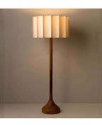 Wabi Sabi Style Wooden Standing Lamp for Living Room Bedroom Bedside Home Led Corner Sofa Light Minimalist Solid Wood Floor Lamp