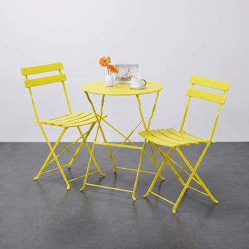 Salon bistrot pliant 2 places