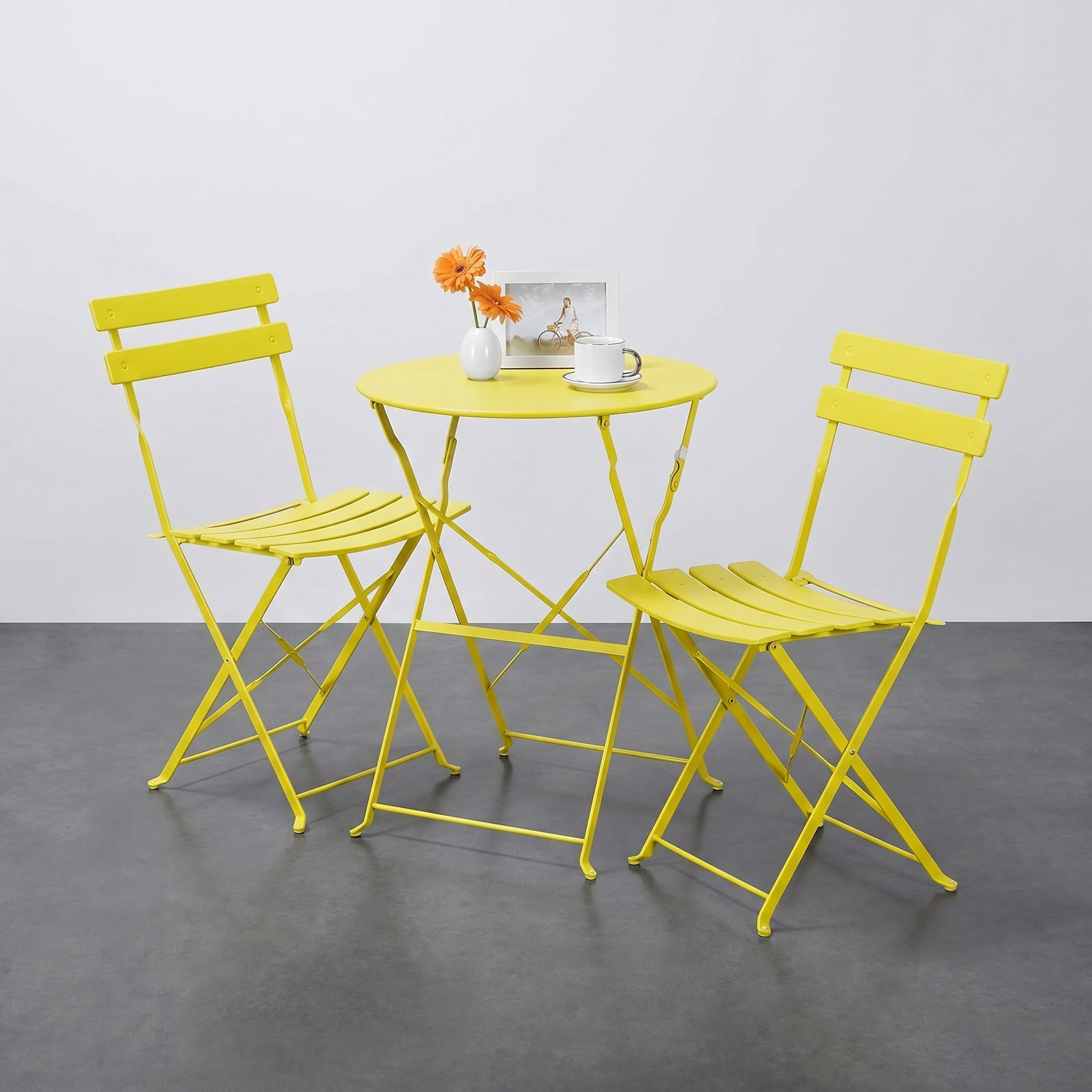 Salon bistrot pliant 2 places