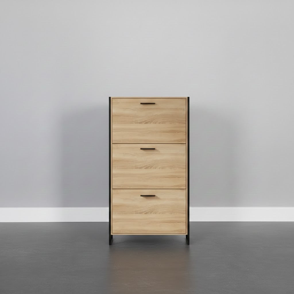 Meuble à chaussures industriel bois