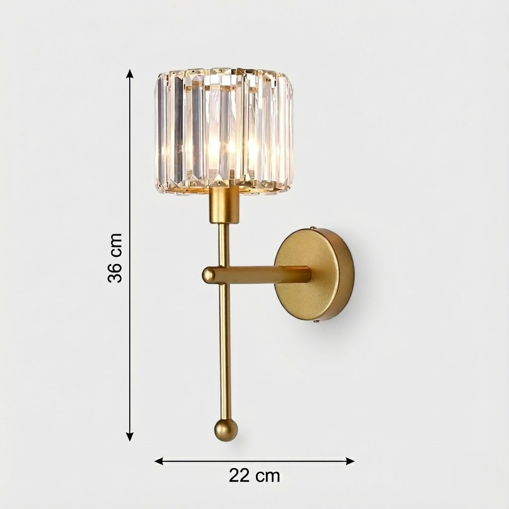 Applique Murale Cristal Moderne