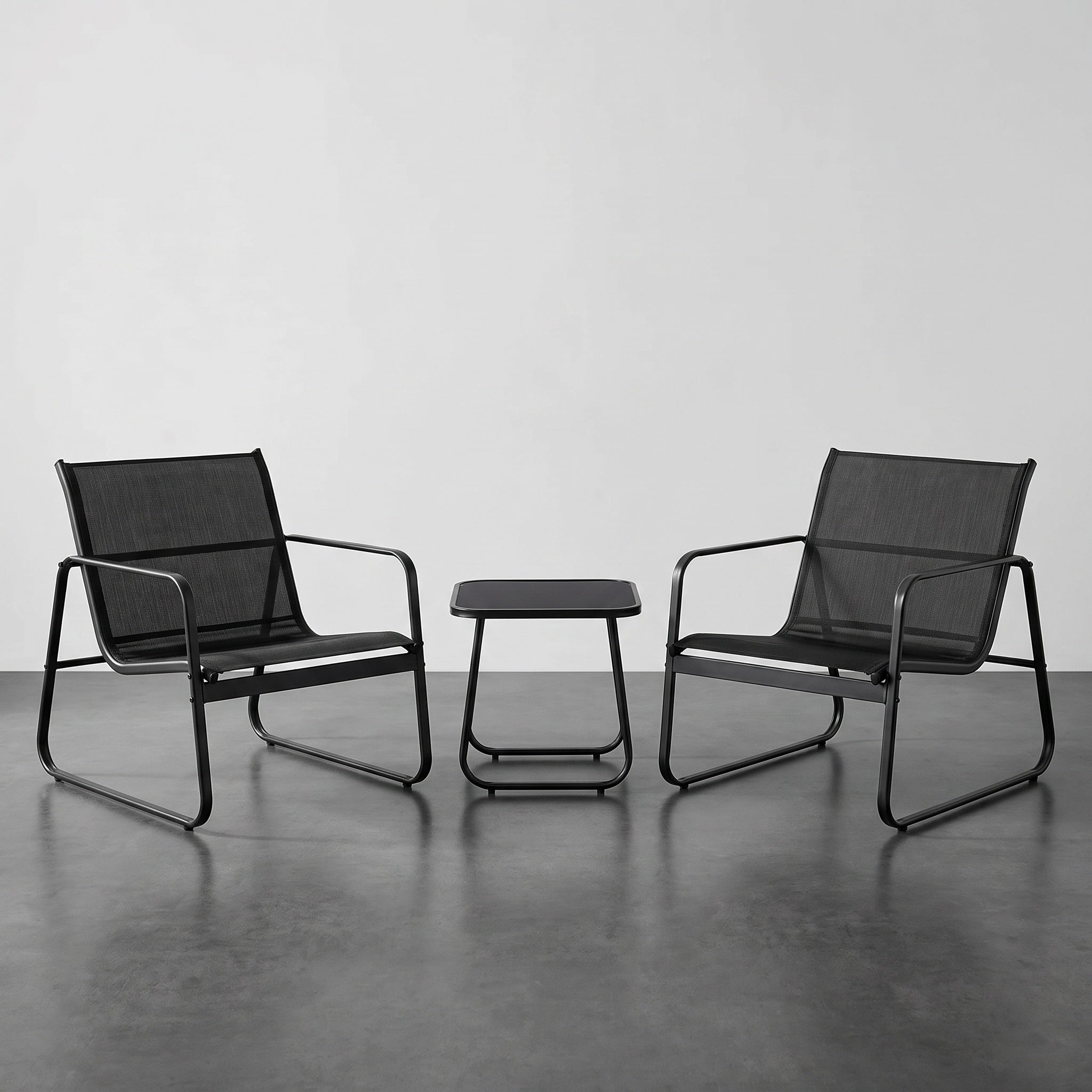 Salon détente duo avec table