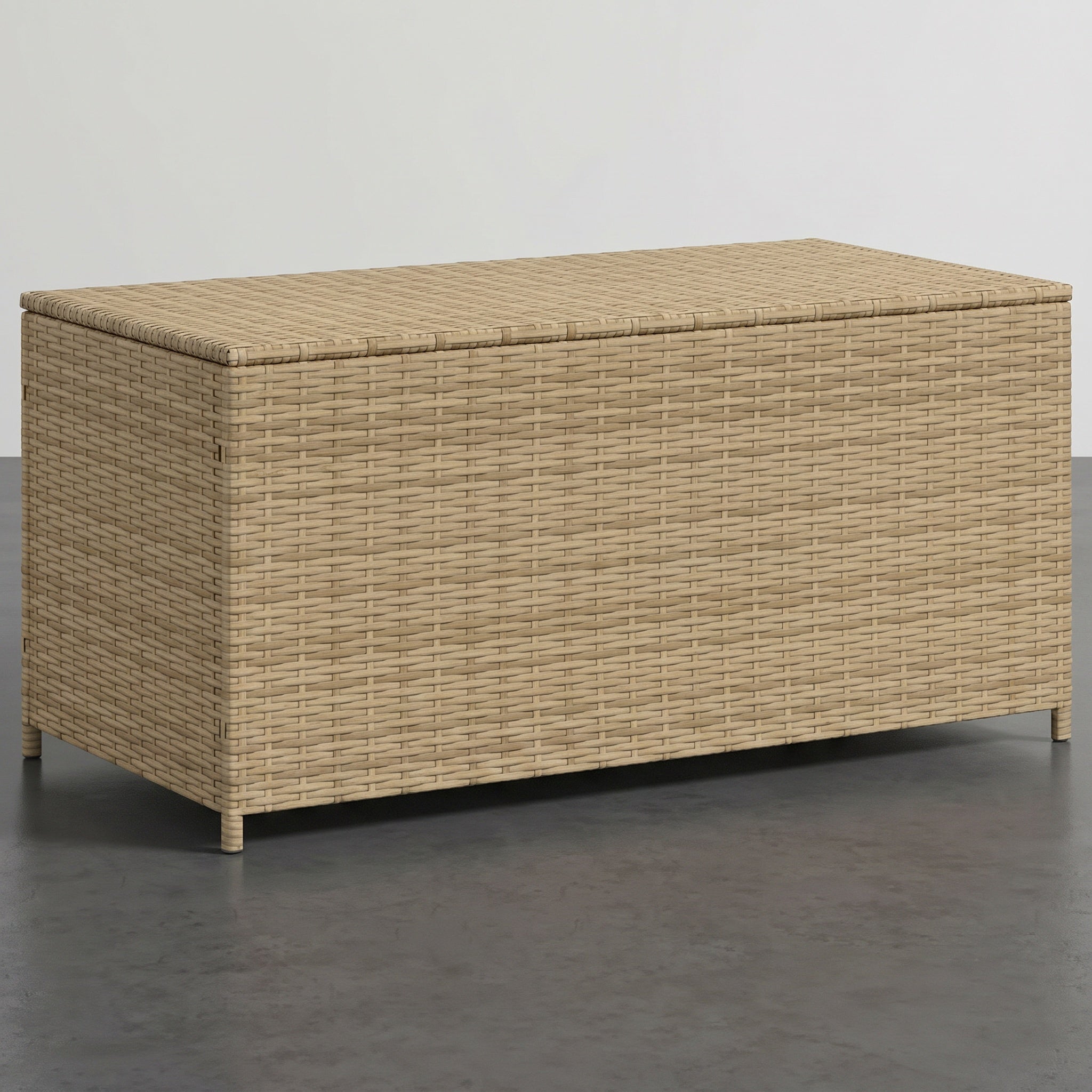 Coffre de rangement tressé