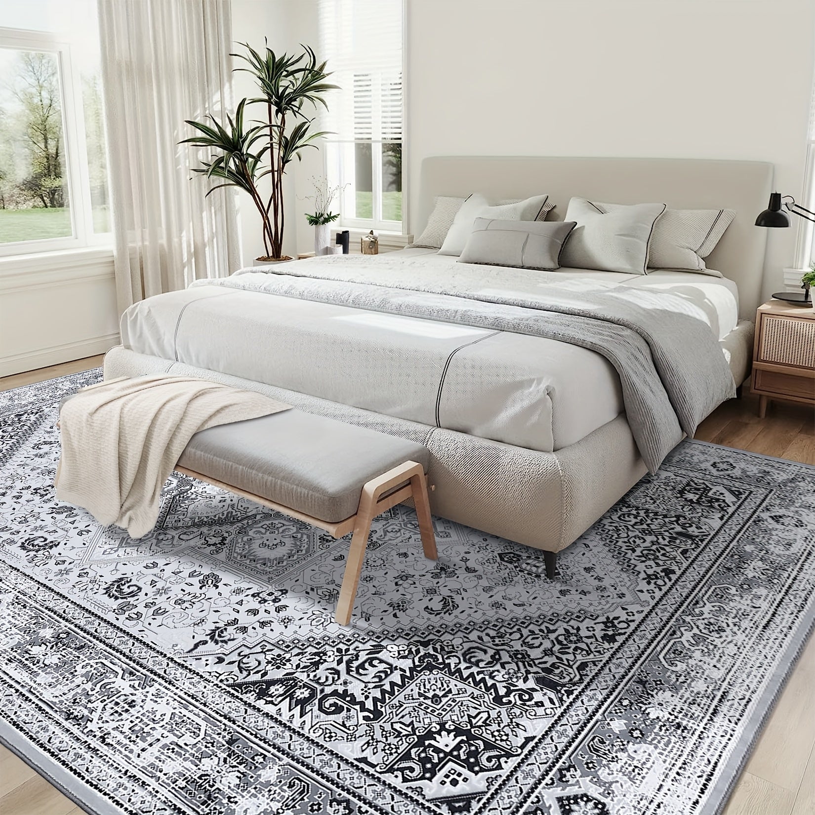 Tapis Oriental Gris