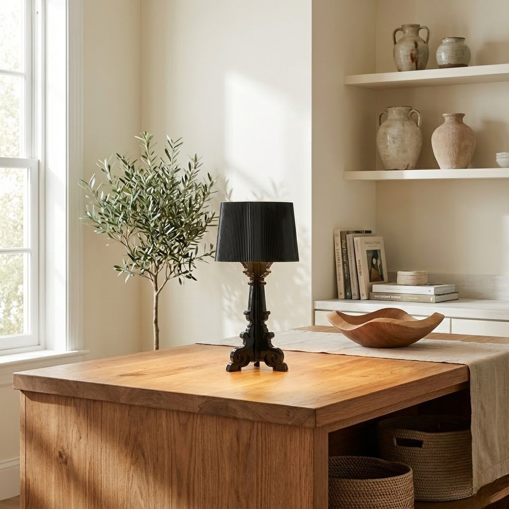 Lampe Baroque Transparente Moderne Créative