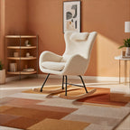 Versatile Lounge Chair, Rocking Chair, Relaxing Rocking Chair – Perfect for Garden, Living Room, Patio, and Balcony – Modern and Sleek Design