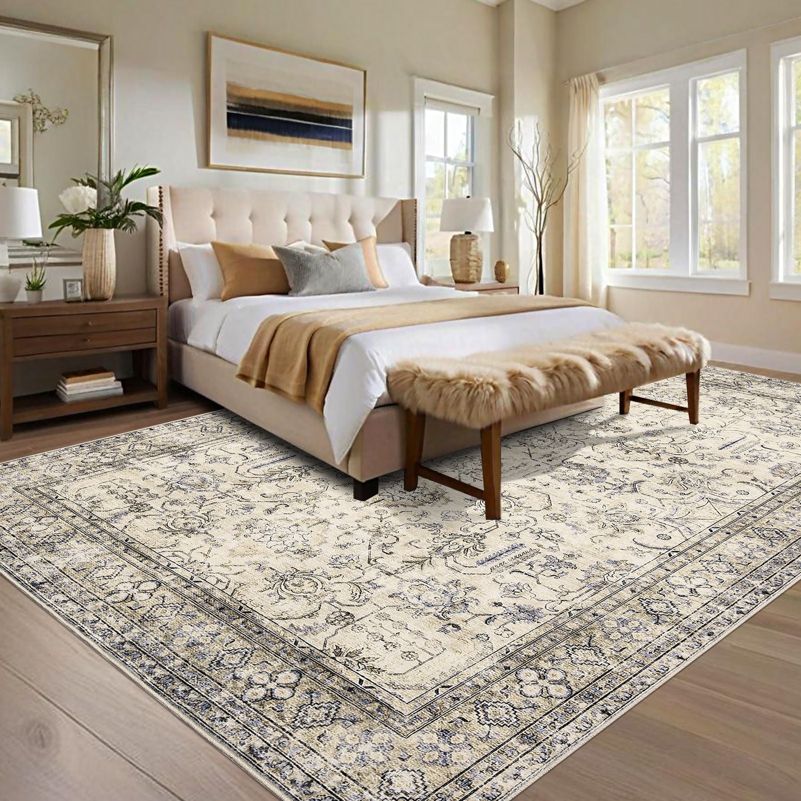 Tapis Vintage Floral