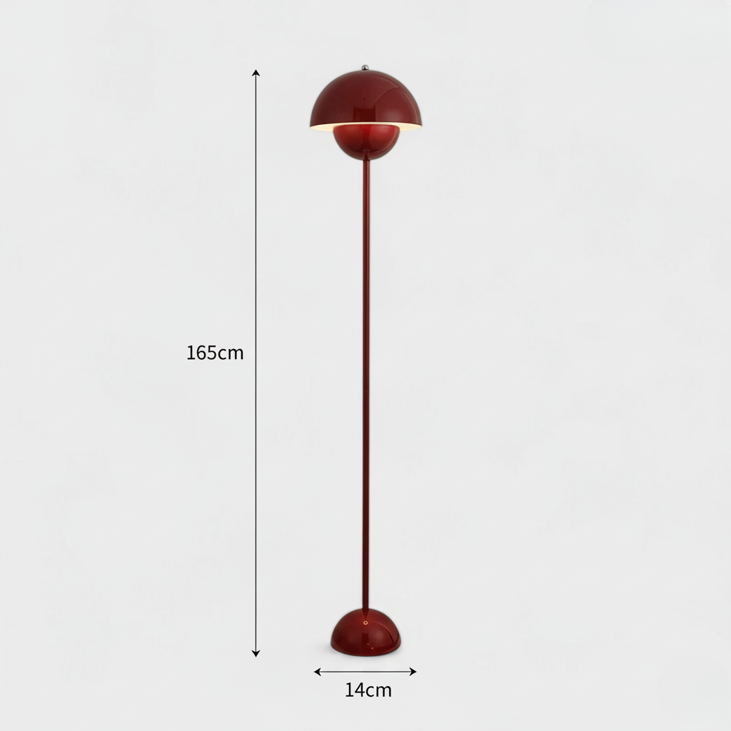 Lampadaire champignon authentique LED pour salon