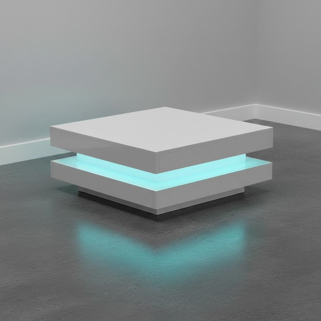 Table basse LED connectée