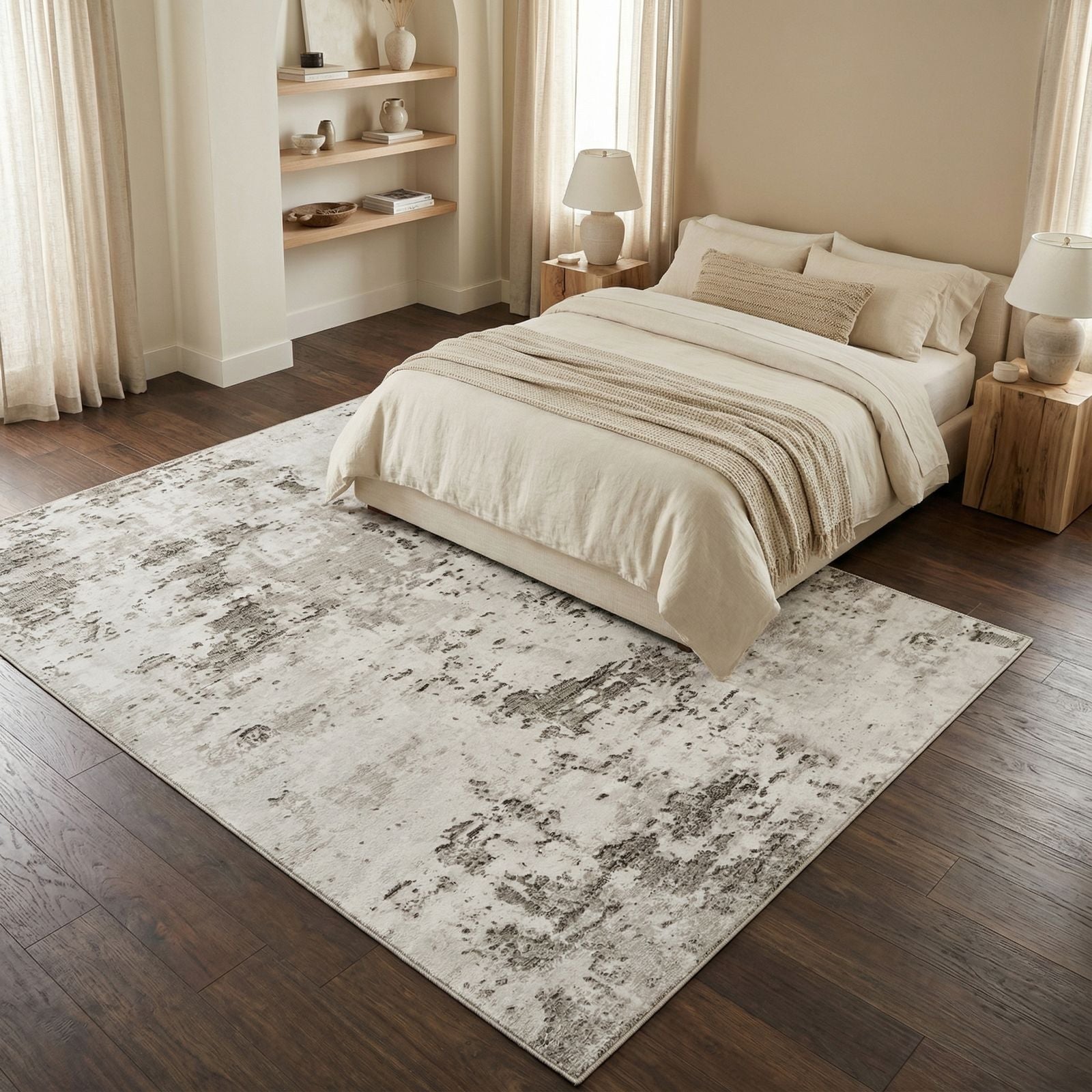 Tapis Salon Motif Abstrait