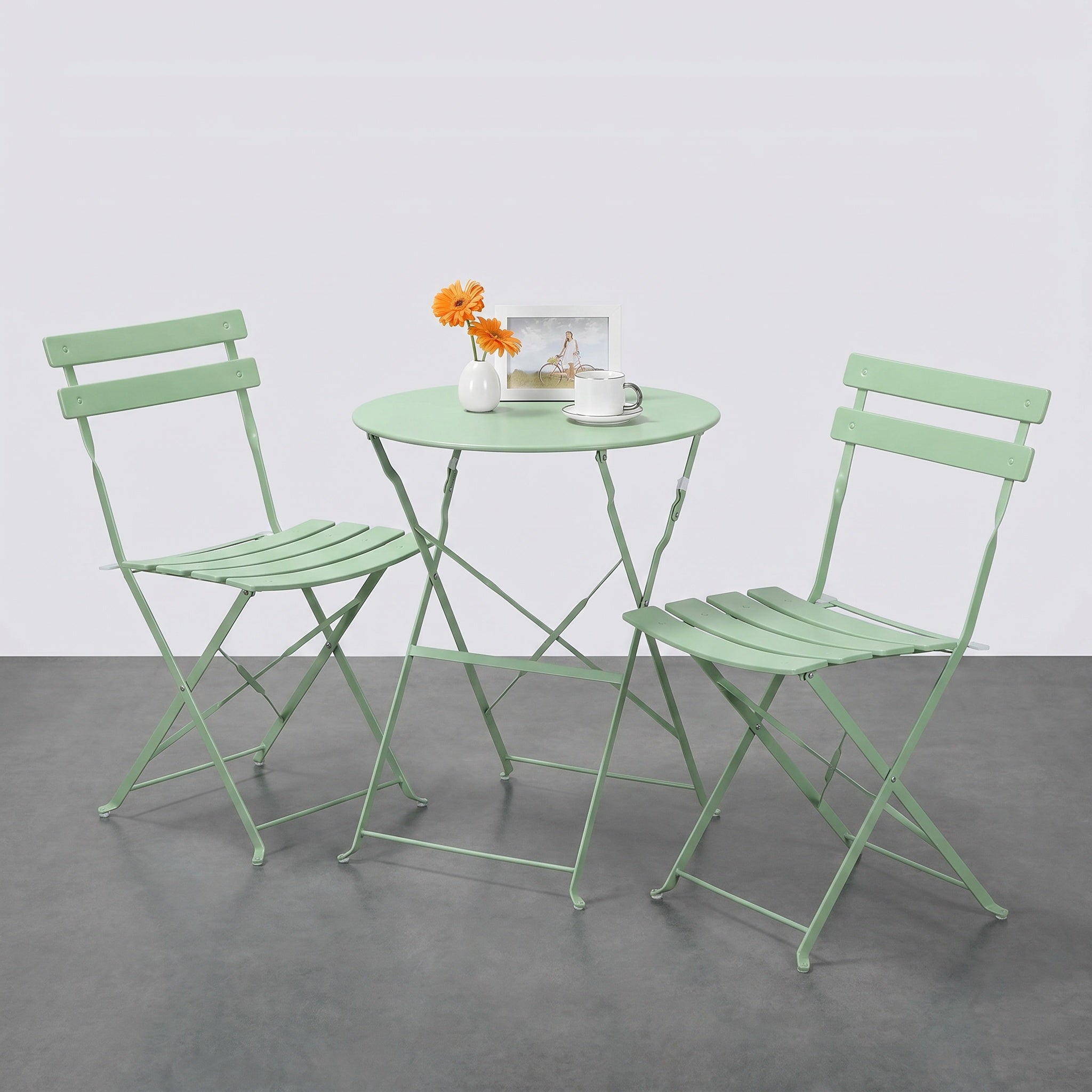 Salon bistrot pliant 2 places