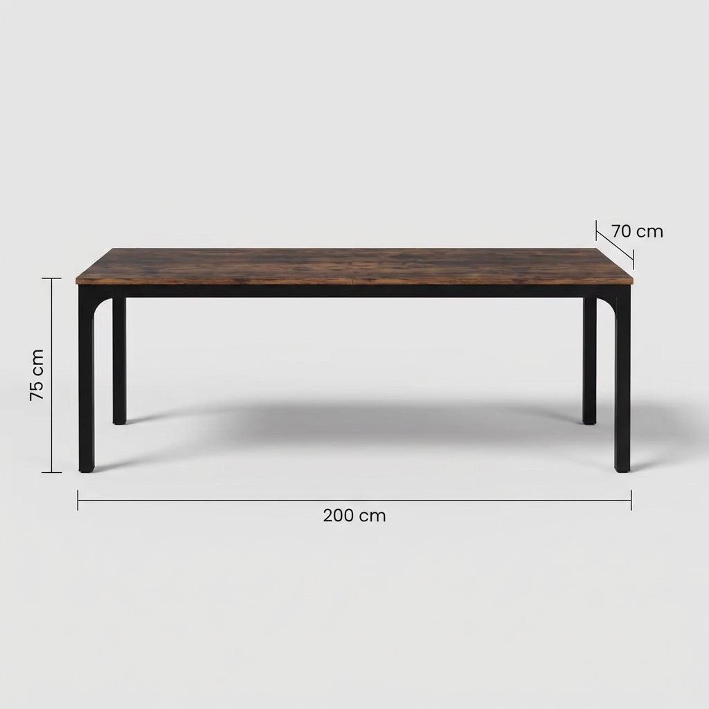 Table Basse Industrielle Rectangulaire
