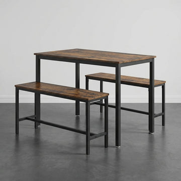 Ensemble Table et Bancs Industriel