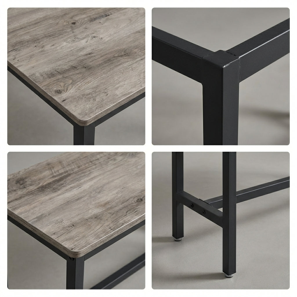 Ensemble Table et Bancs Industriel