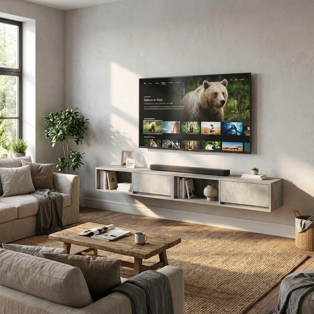Meuble TV Mural Minimaliste