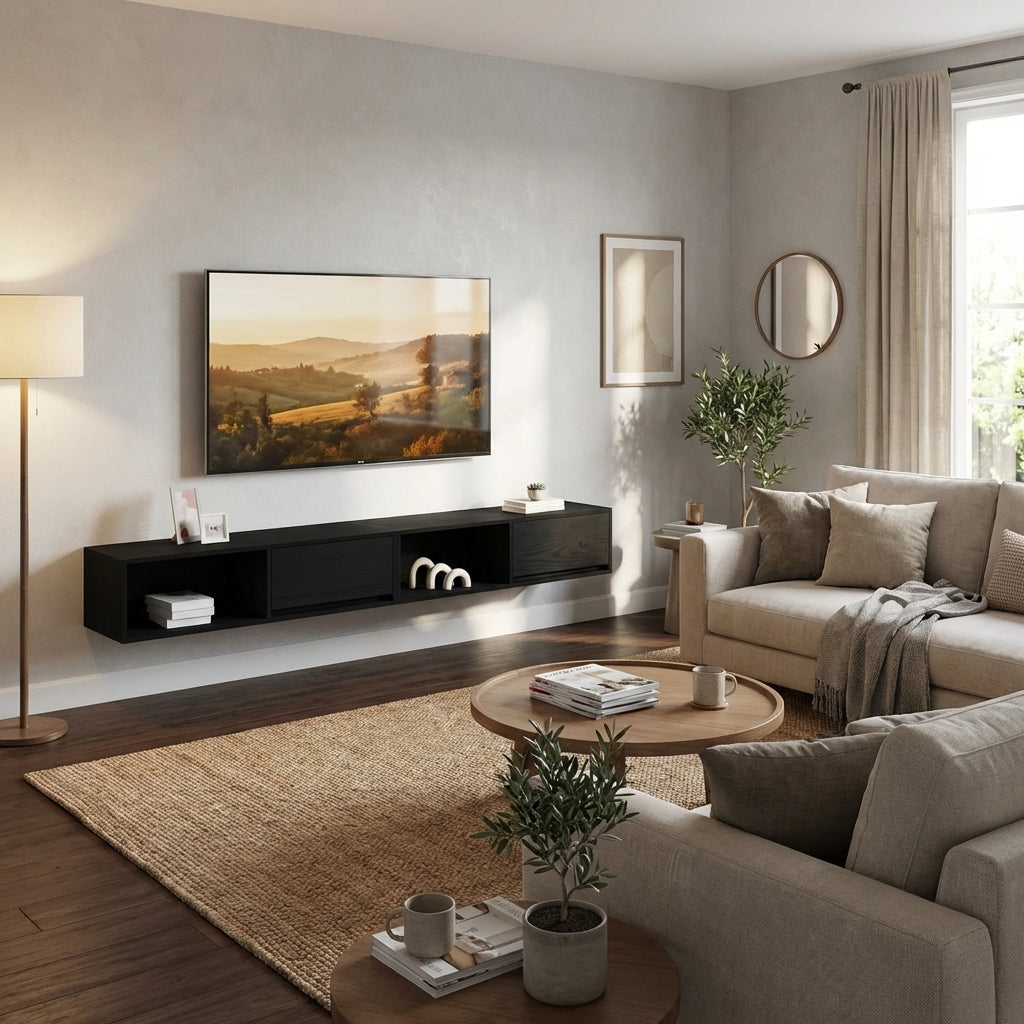 Meuble TV Mural Minimaliste