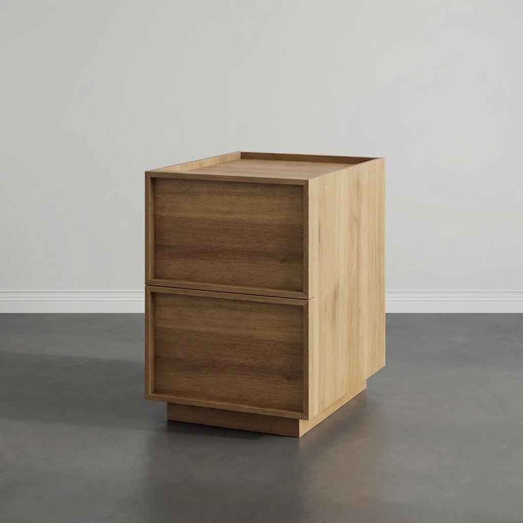 Table de Chevet Bois Bicolore