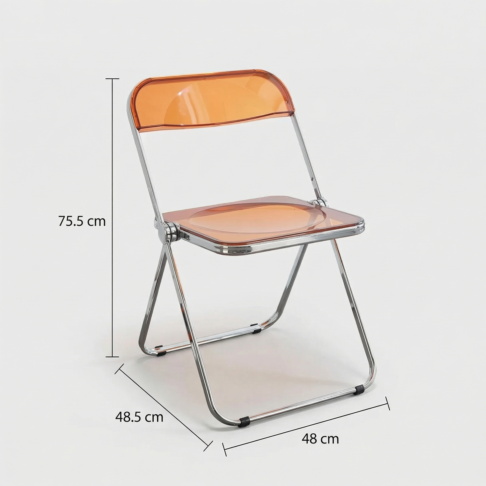 Chaise Pliante Design Transparente
