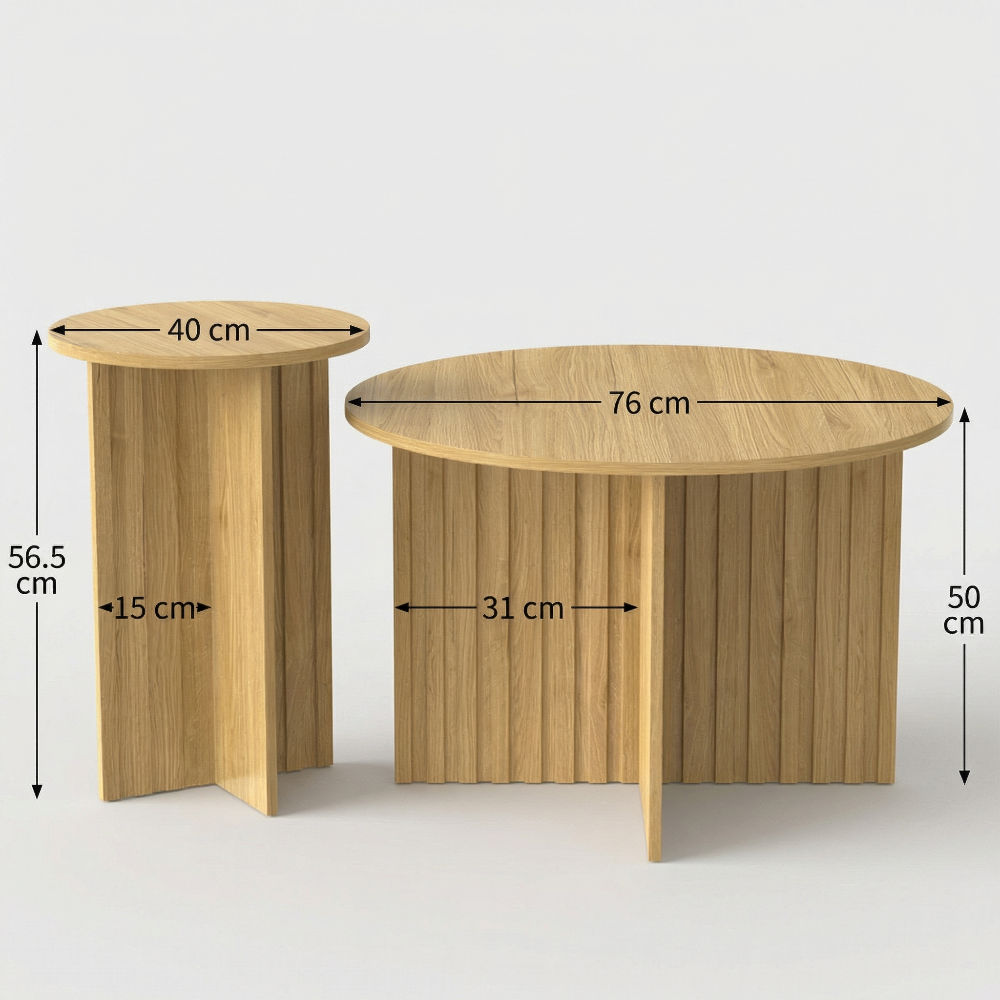Table Basse Design Bois Naturel