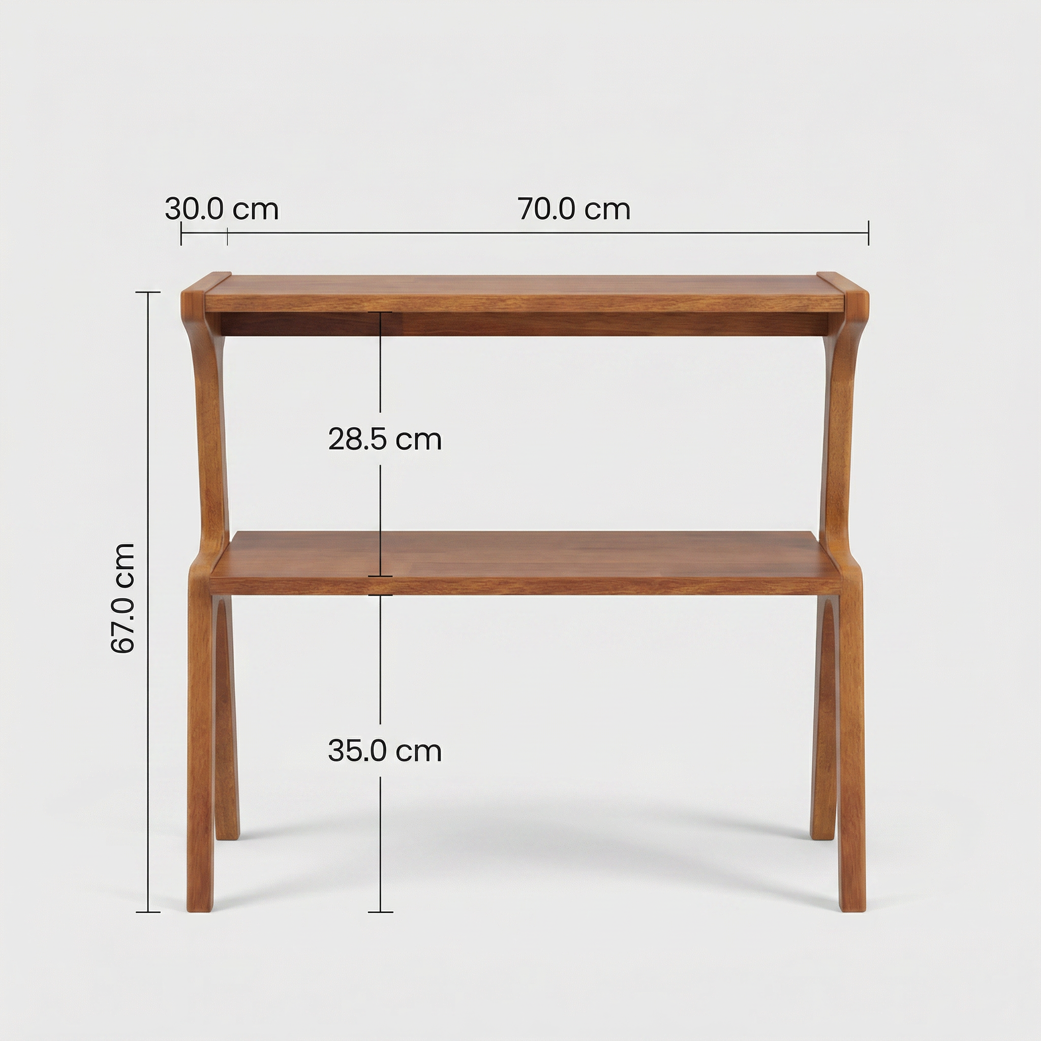 Table Console Élégante en Bois Massif