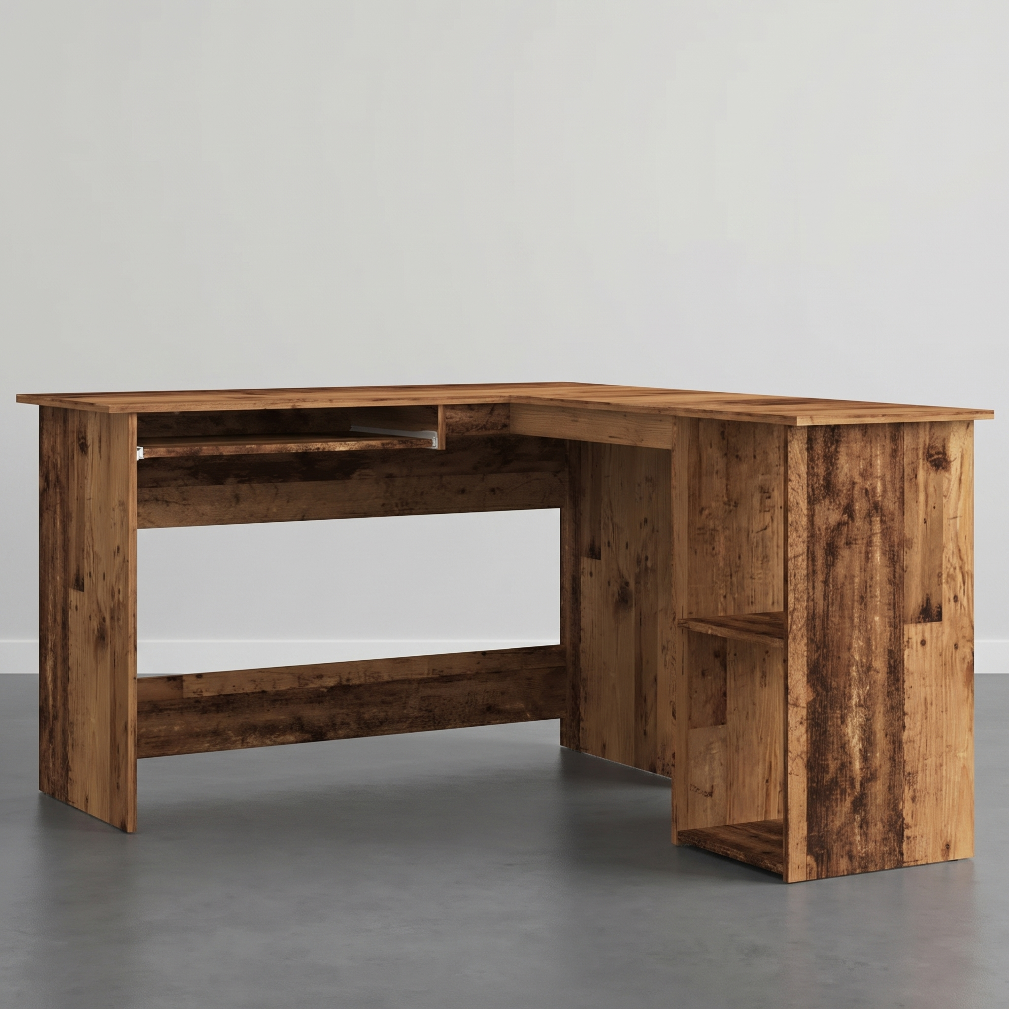 Bureau d'Angle avec Rangement