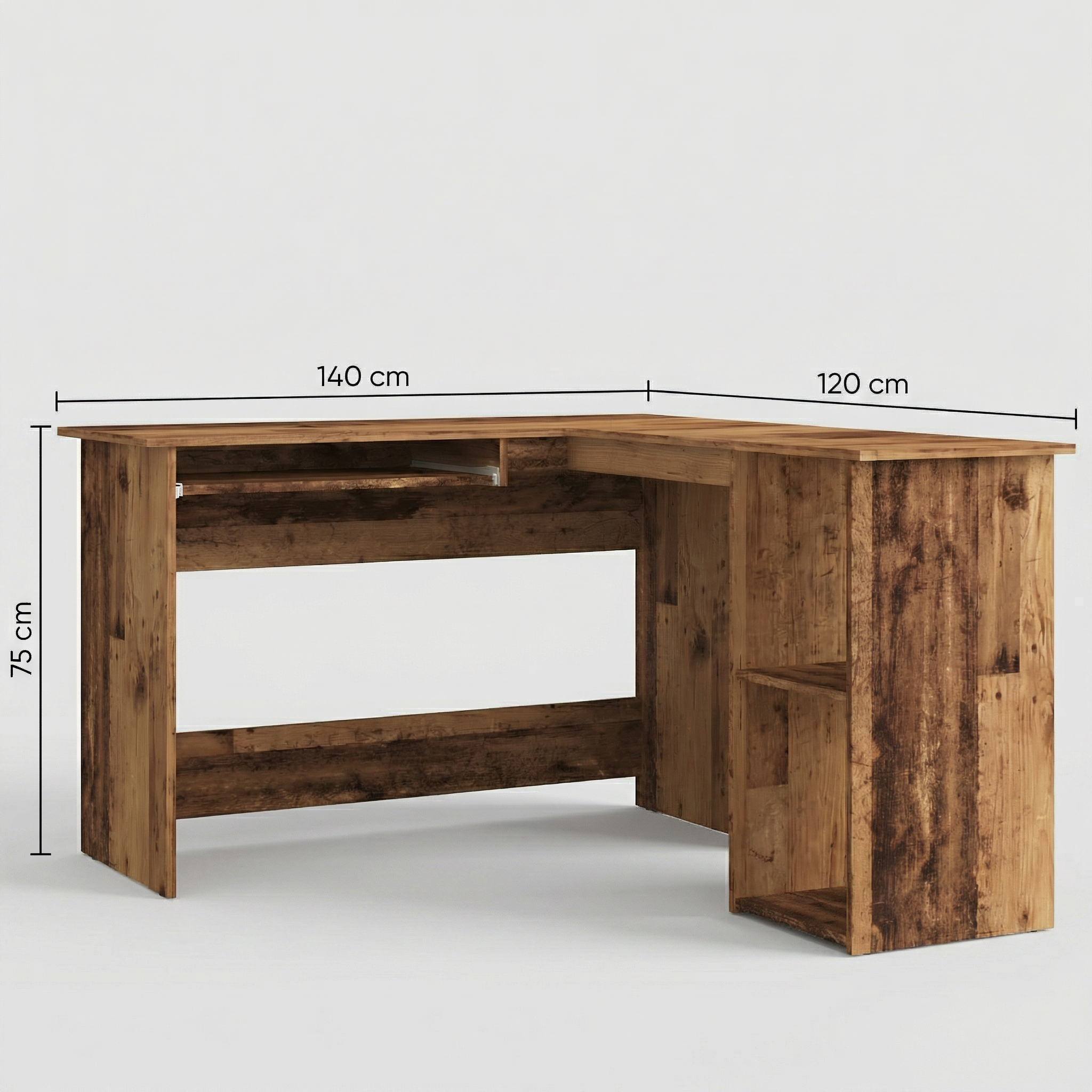 Bureau d'Angle avec Rangement