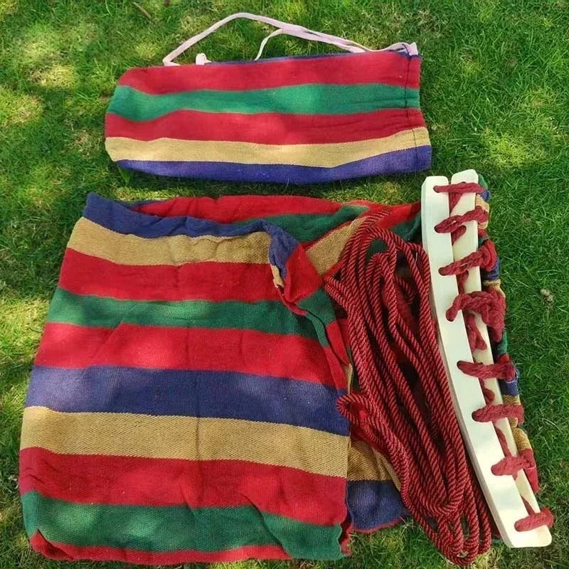 Hamac Multicolores suspendu à barres
