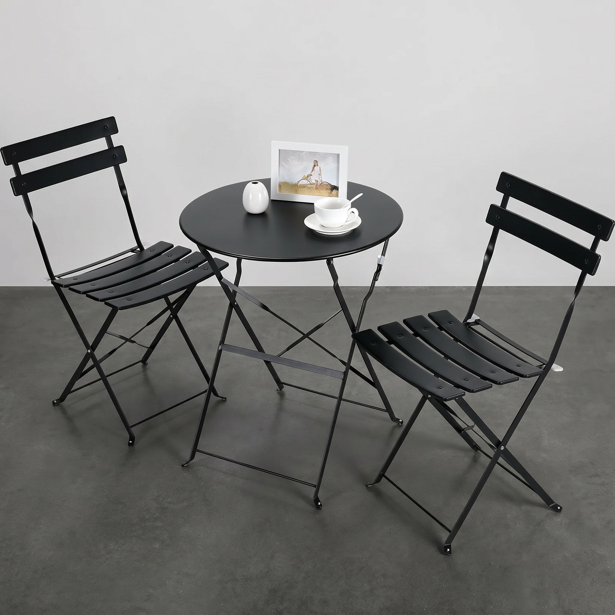 Salon bistrot pliant 2 places