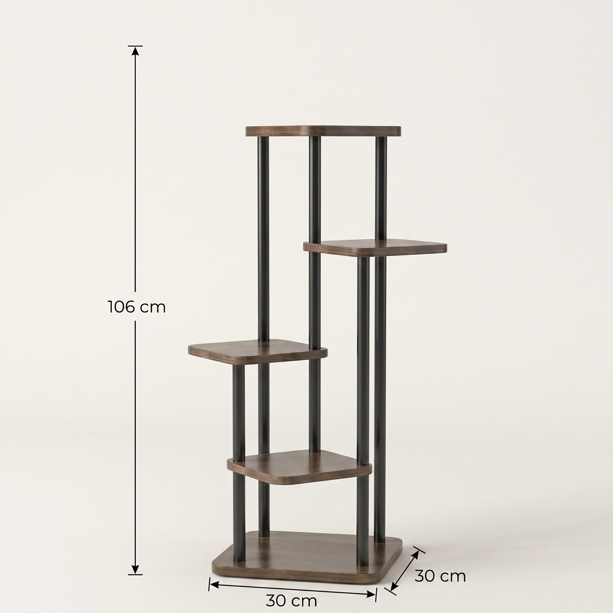 Étagère d’arrangement 4 niveaux