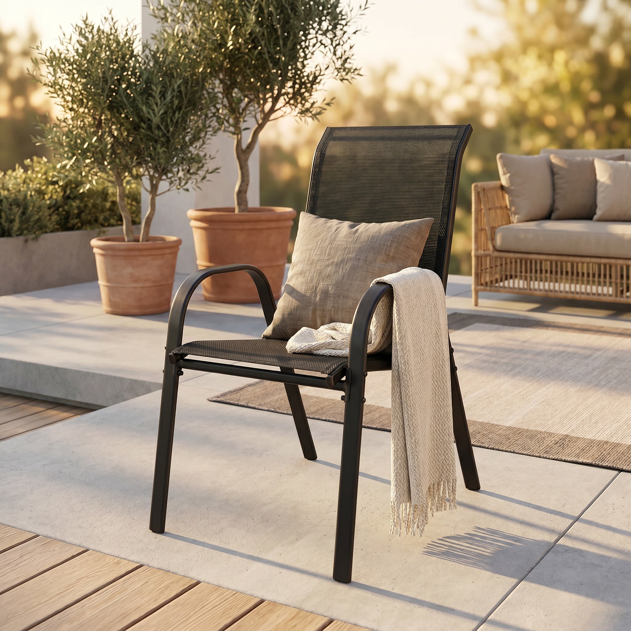 Lot de 6 chaises de jardin
