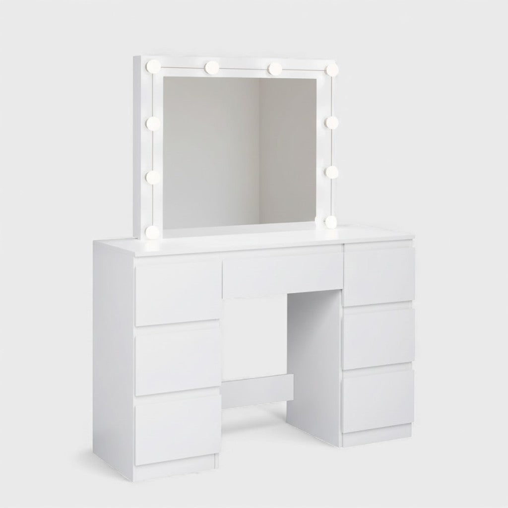 Coiffeuse moderne LED 7 tiroirs