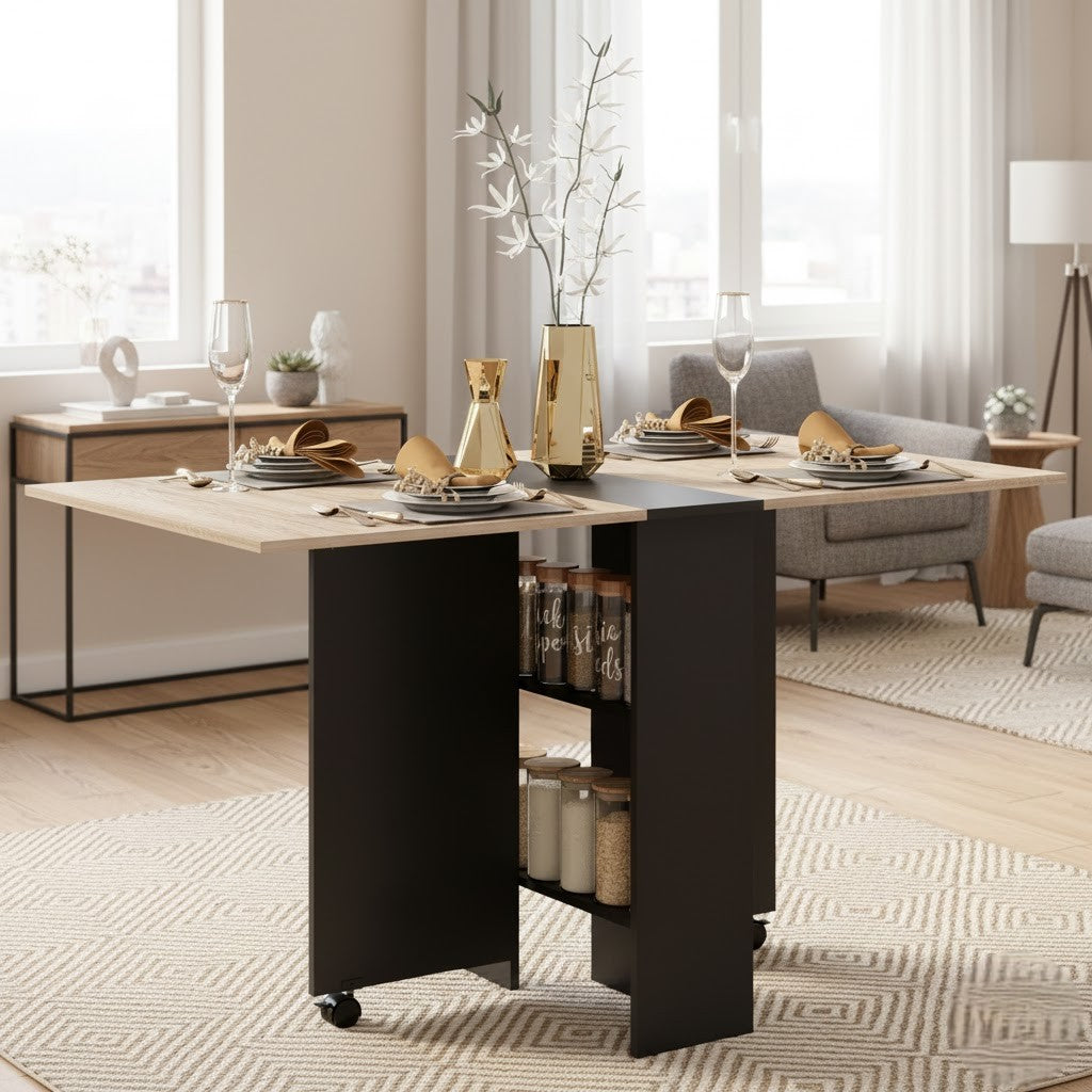 Table extensible avec rangement