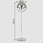 Lampadaire Élégant Métal pour Décoration Maison