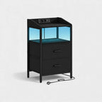 Tables de chevet 2 pcs LED blanches