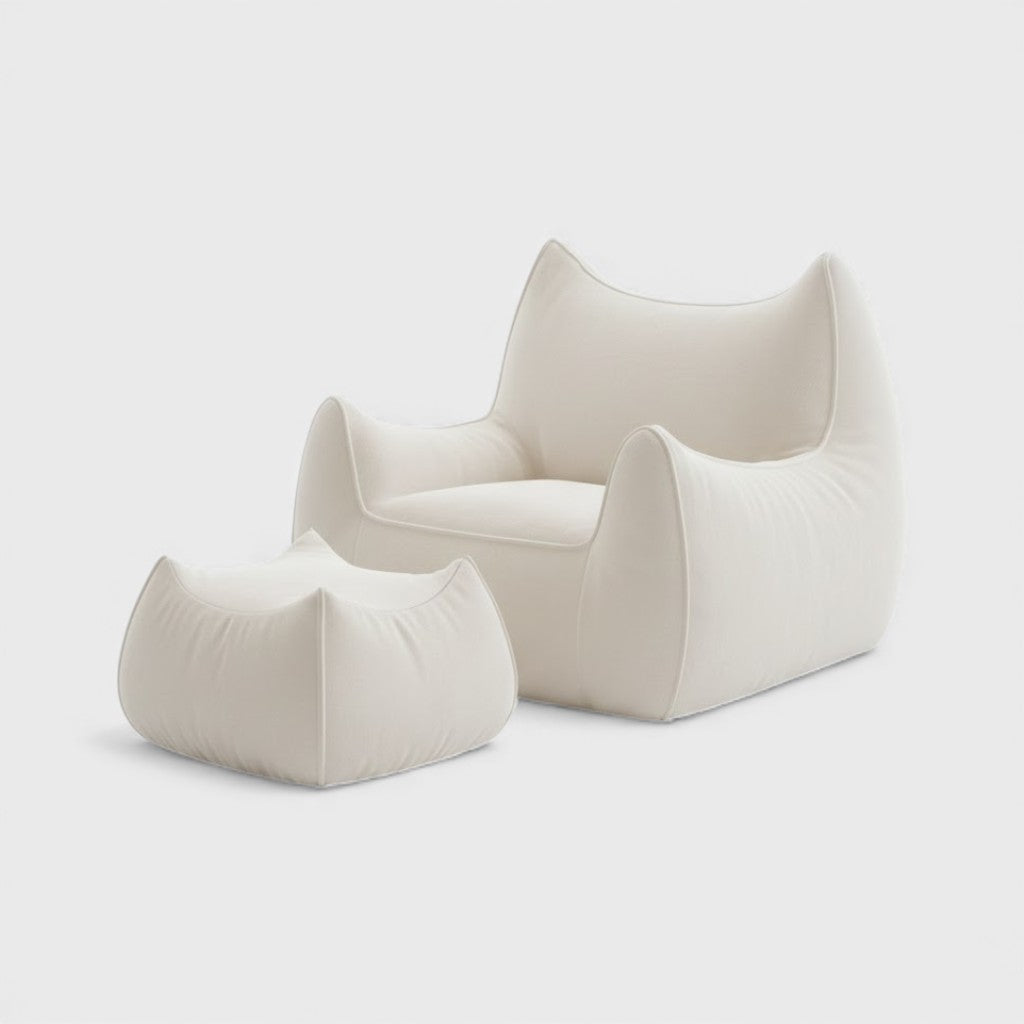 Fauteuil Nordic et Pouf Confort